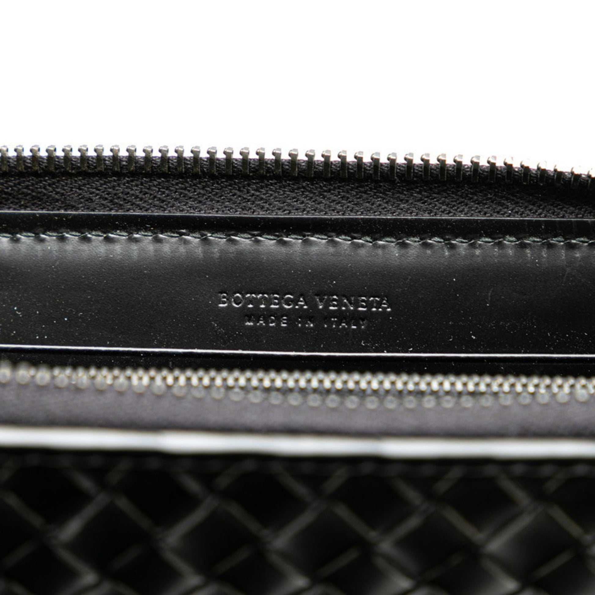 Bottega Veneta Intrecciato, Black, Leather, wallet