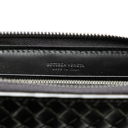 Bottega Veneta Intrecciato, Black, Leather, wallet