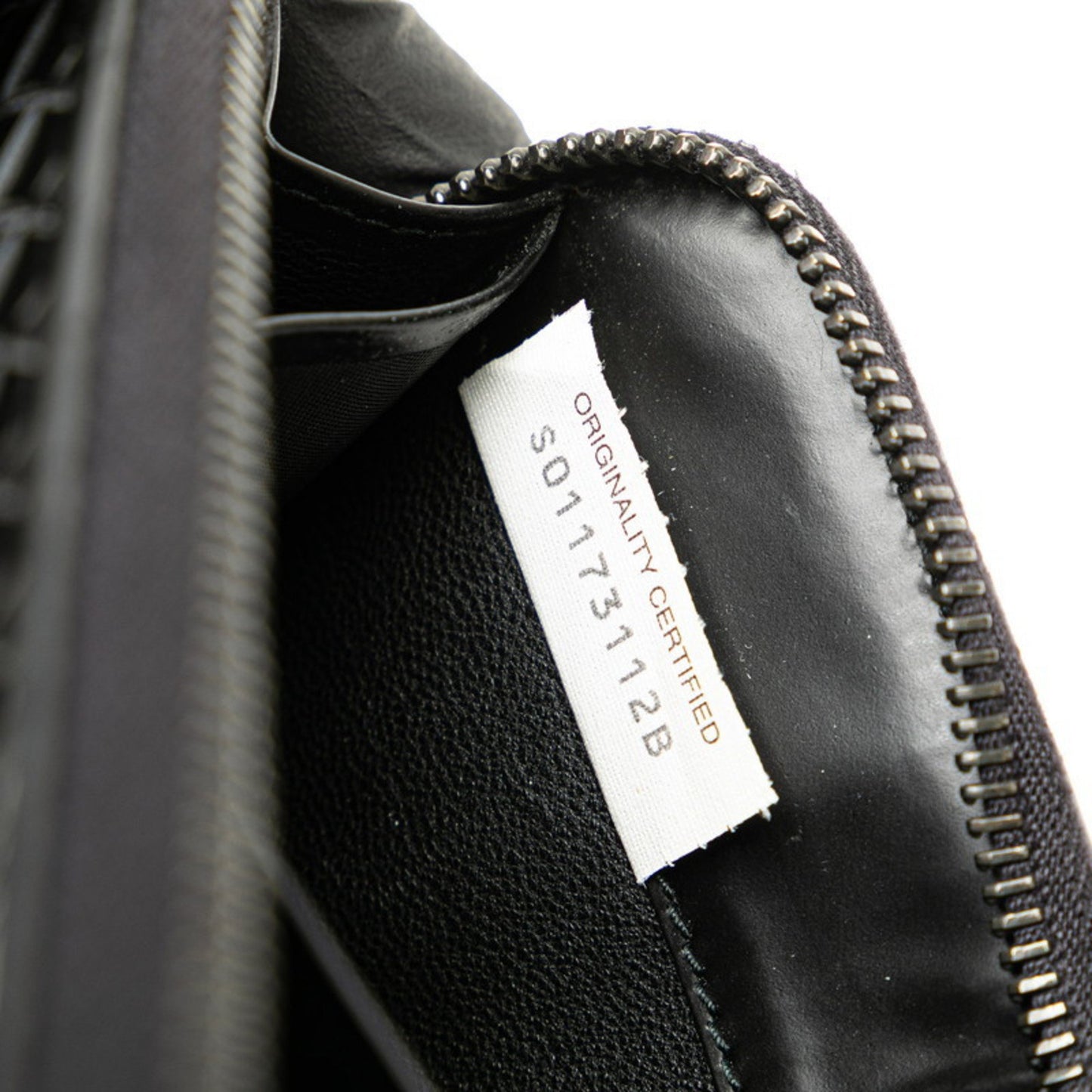 Bottega Veneta Intrecciato, Black, Leather, wallet