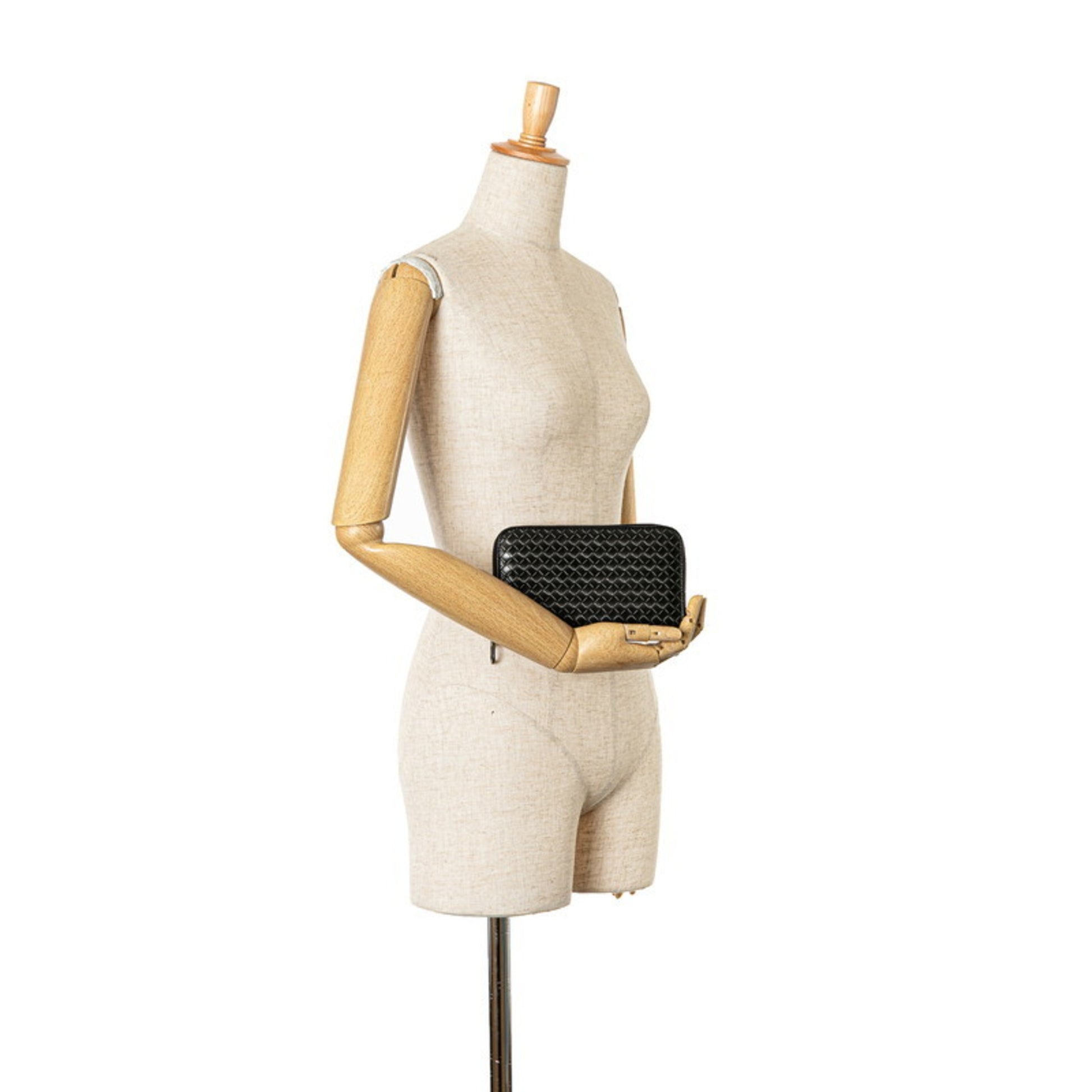 Bottega Veneta Intrecciato, Black, Leather, wallet