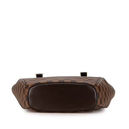 Louis Vuitton Saria, Brown, Canvas, handbag