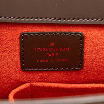 Louis Vuitton Saria, Brown, Canvas, handbag