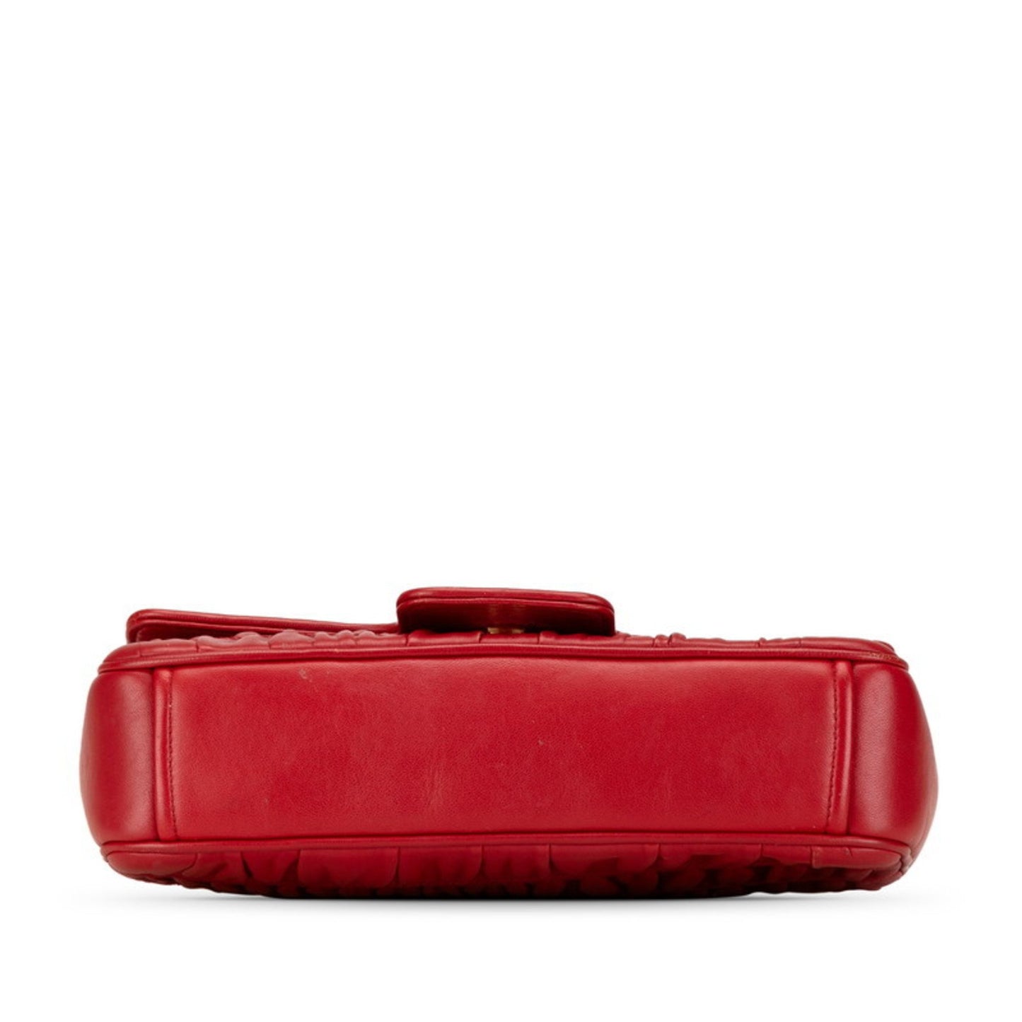 Prada Galet Arrière, Red, Leather, shoulder