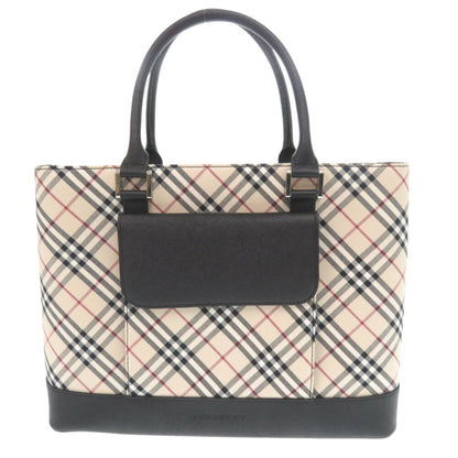 Burberry Nova Check, Beige, Canvas, handbag