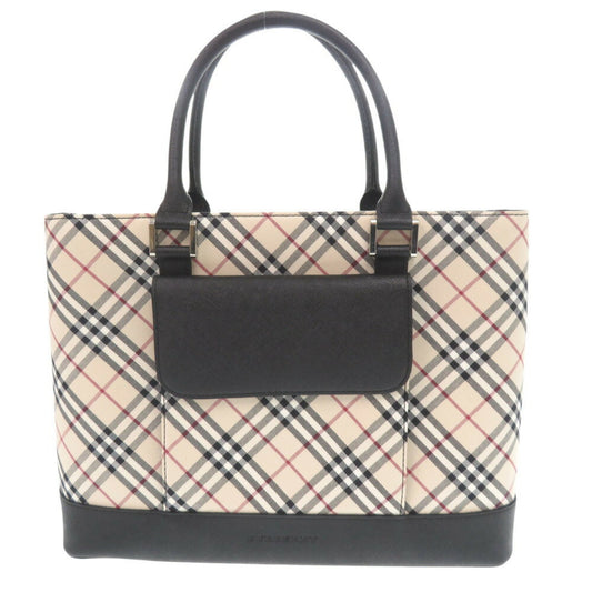 Burberry Nova Check, Beige, Canvas, handbag