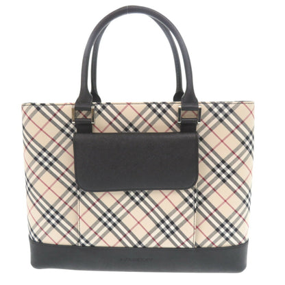 Burberry Nova Check, Beige, Canvas, handbag