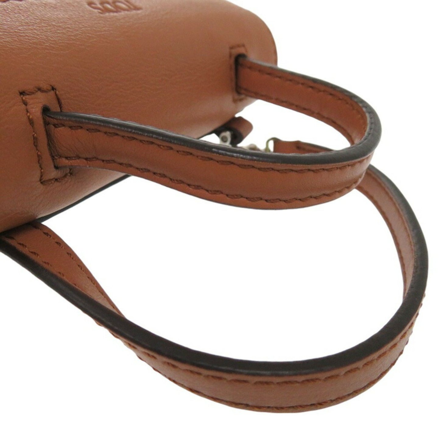 TOD'S Wave, Brown, Leather, handbag