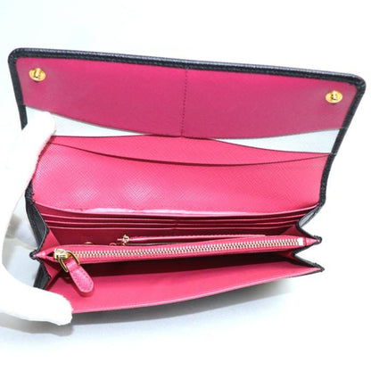 Prada Saffiano, Black, Leather, wallet