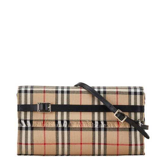 Burberry Nova Check, Beige, Canvas, shoulder