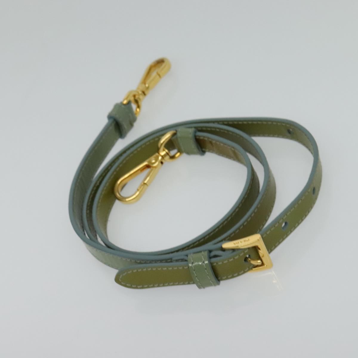 Prada Galleria, Green, Leather, handbag