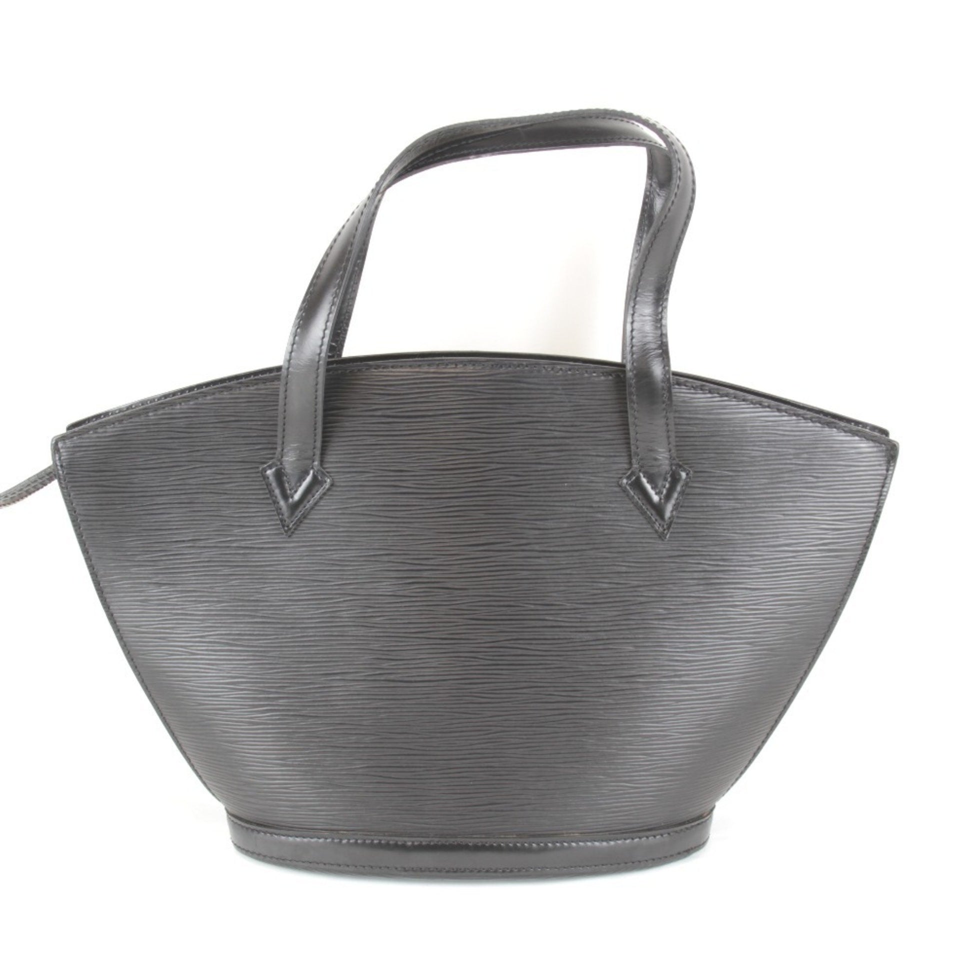 Louis Vuitton Saint Jacques, Black, Leather, handbag