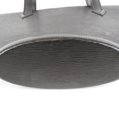 Louis Vuitton Saint Jacques, Black, Leather, handbag
