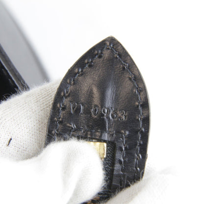 Louis Vuitton Saint Jacques, Black, Leather, handbag