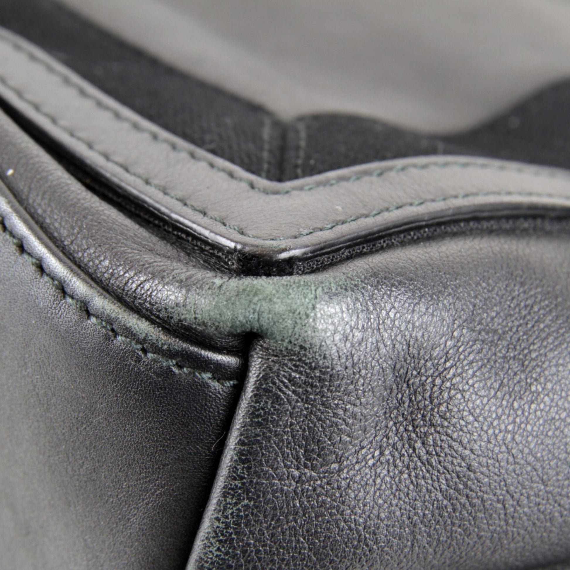 Balenciaga, Black, Leather, handbag