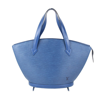 Louis Vuitton, Blue, Leather, handbag