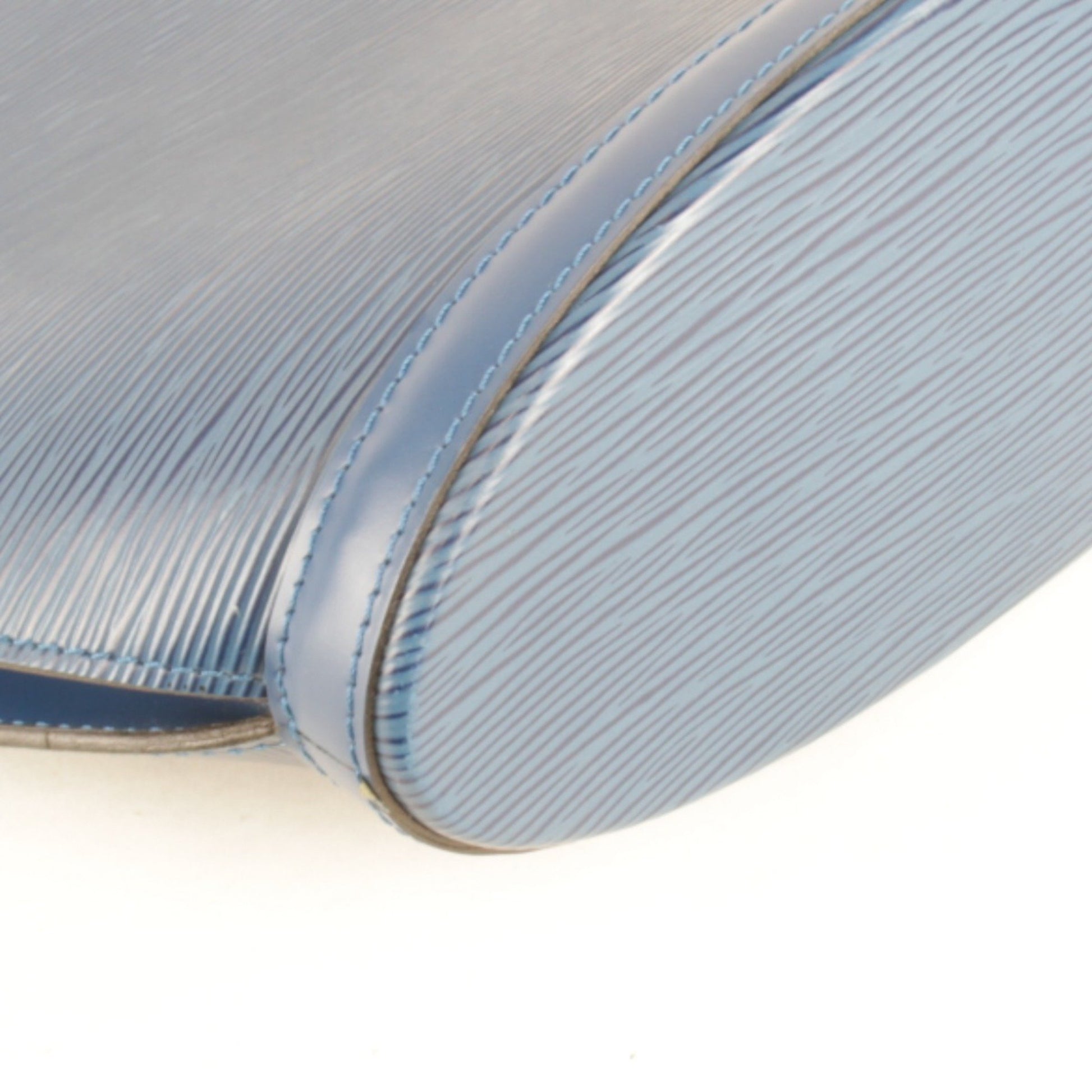 Louis Vuitton, Blue, Leather, handbag