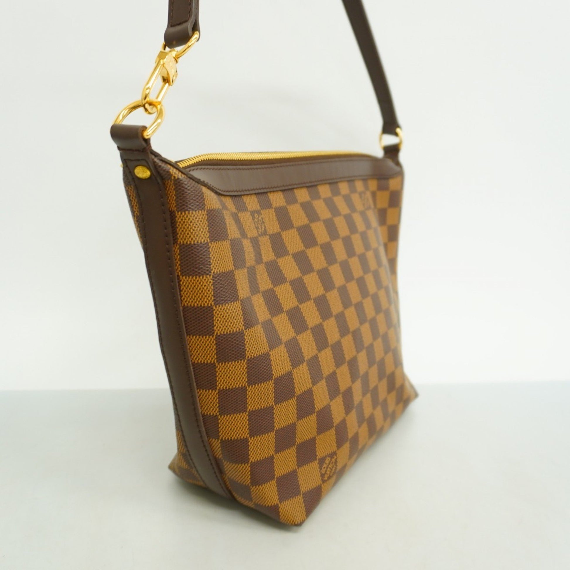 Louis Vuitton Illovo, Brown, Canvas, shoulder