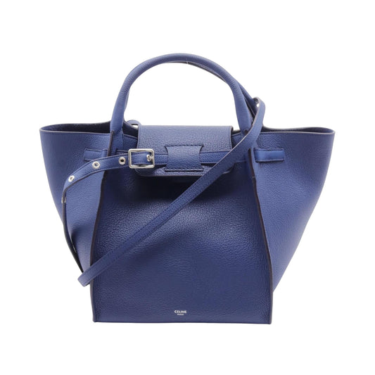 Céline, Blue, Leather, handbag