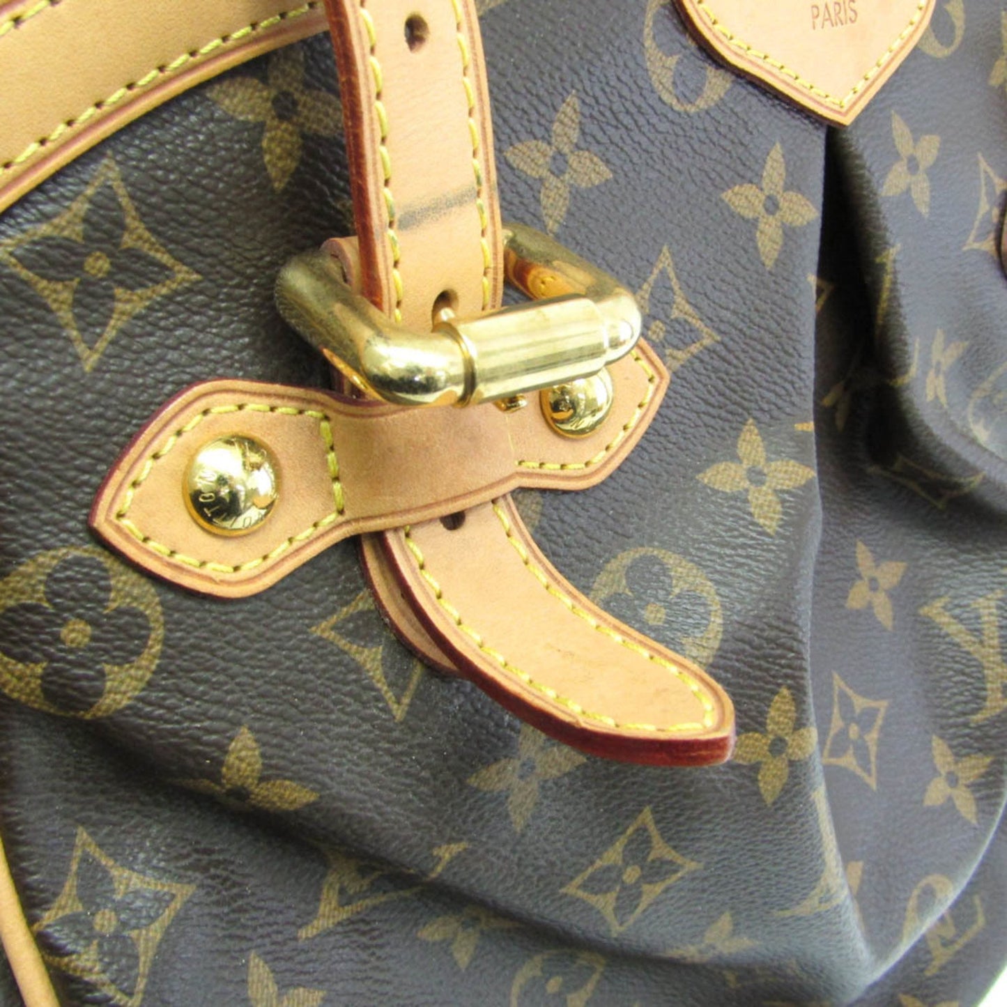 Louis Vuitton Tivoli, Brown, Canvas, handbag