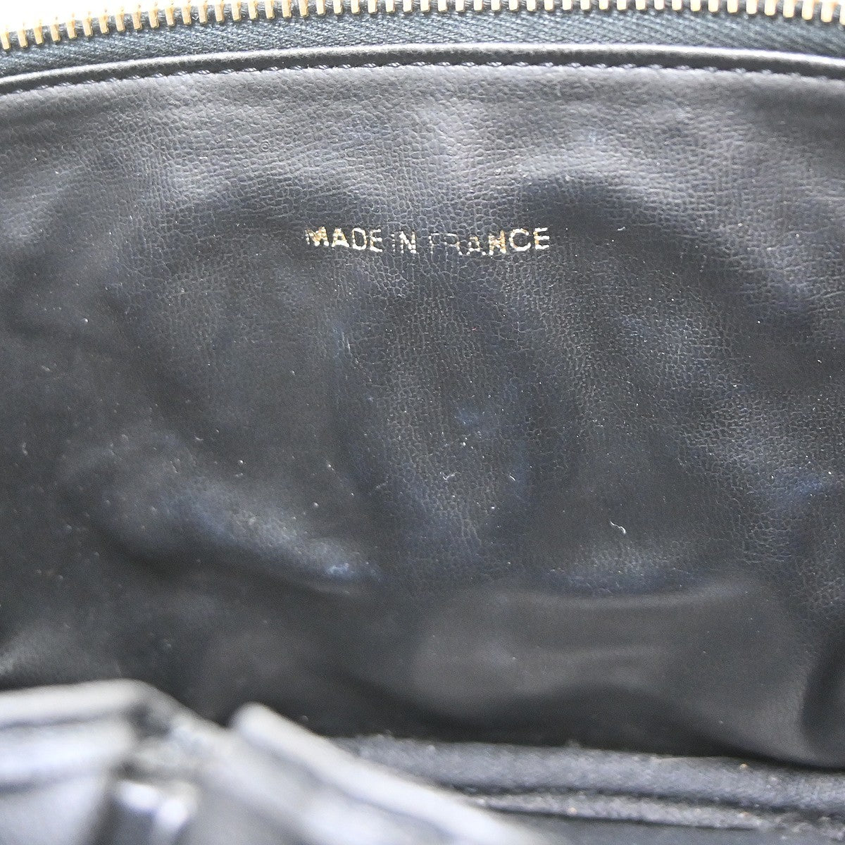 Chanel Vintage Timeless Cosmetic Case Caviar, Black, Leather, Handbag