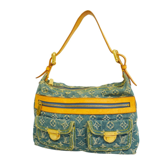 Louis Vuitton Baggy, Blue, Denim - Jeans, shoulder