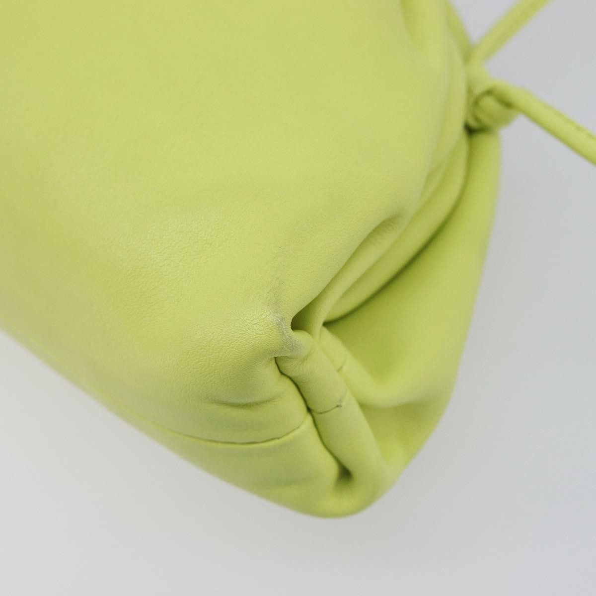 Bottega Veneta The Pouch Coin Purse Leather, Green, Leather, Clutch