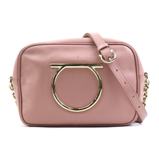 Salvatore Ferragamo Gancini, Pink, Leather, clutch