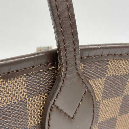 Louis Vuitton Neverfull MM, Brown, Canvas, tote