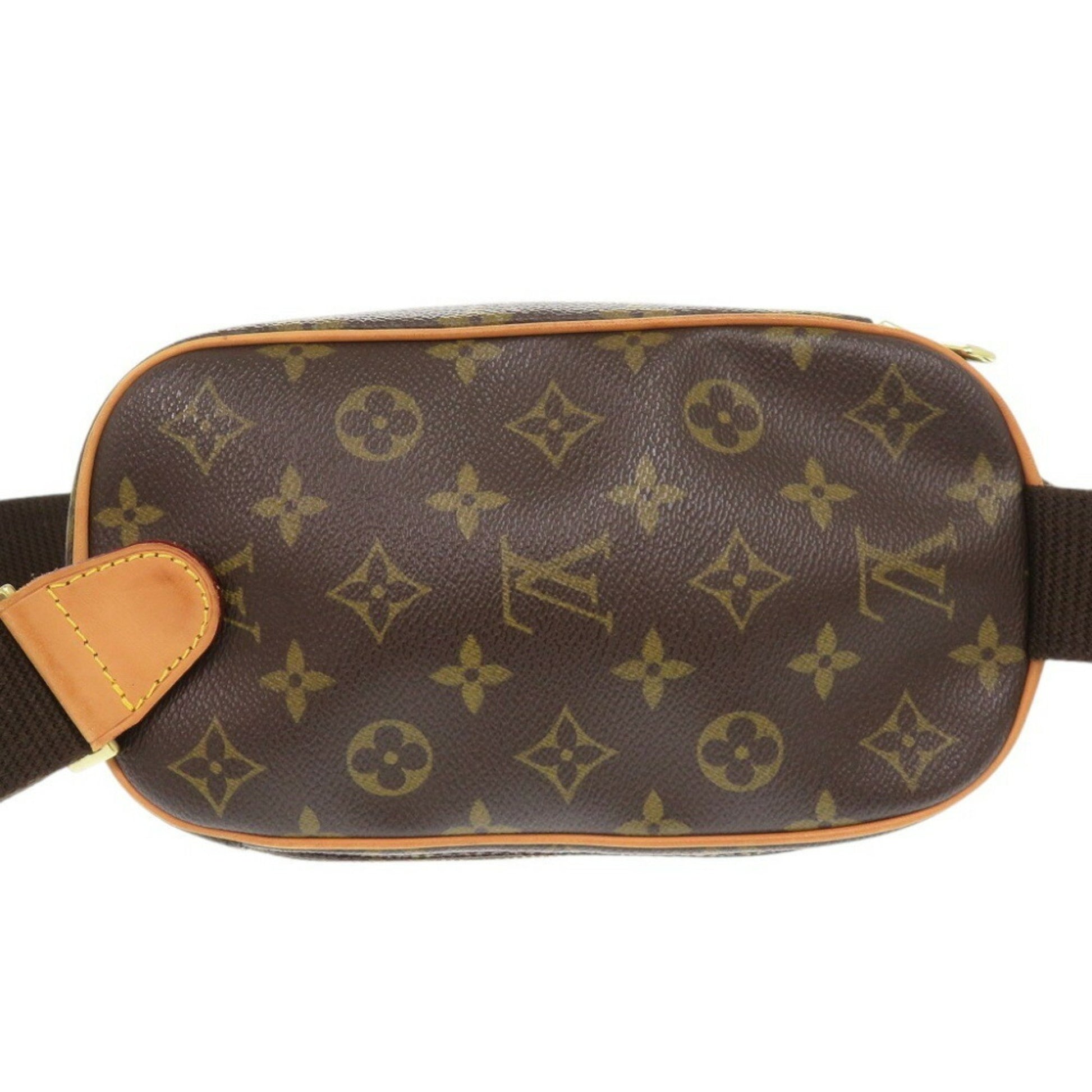 Louis Vuitton Pochette gange, Brown, Canvas, clutch