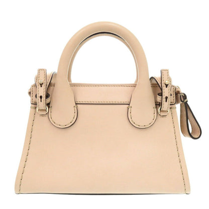 Chloé Edith, Beige, Leather, handbag