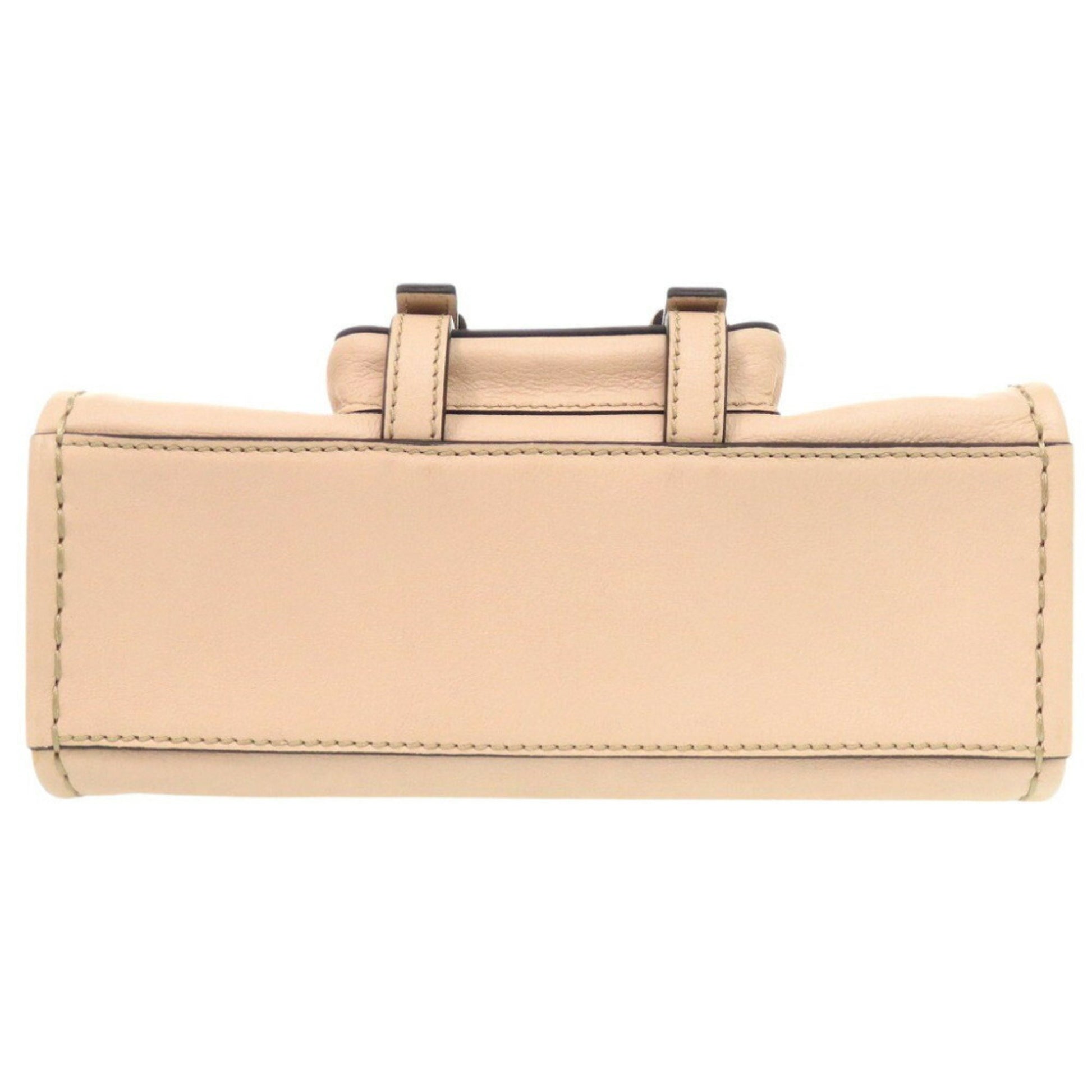 Chloé Edith, Beige, Leather, handbag