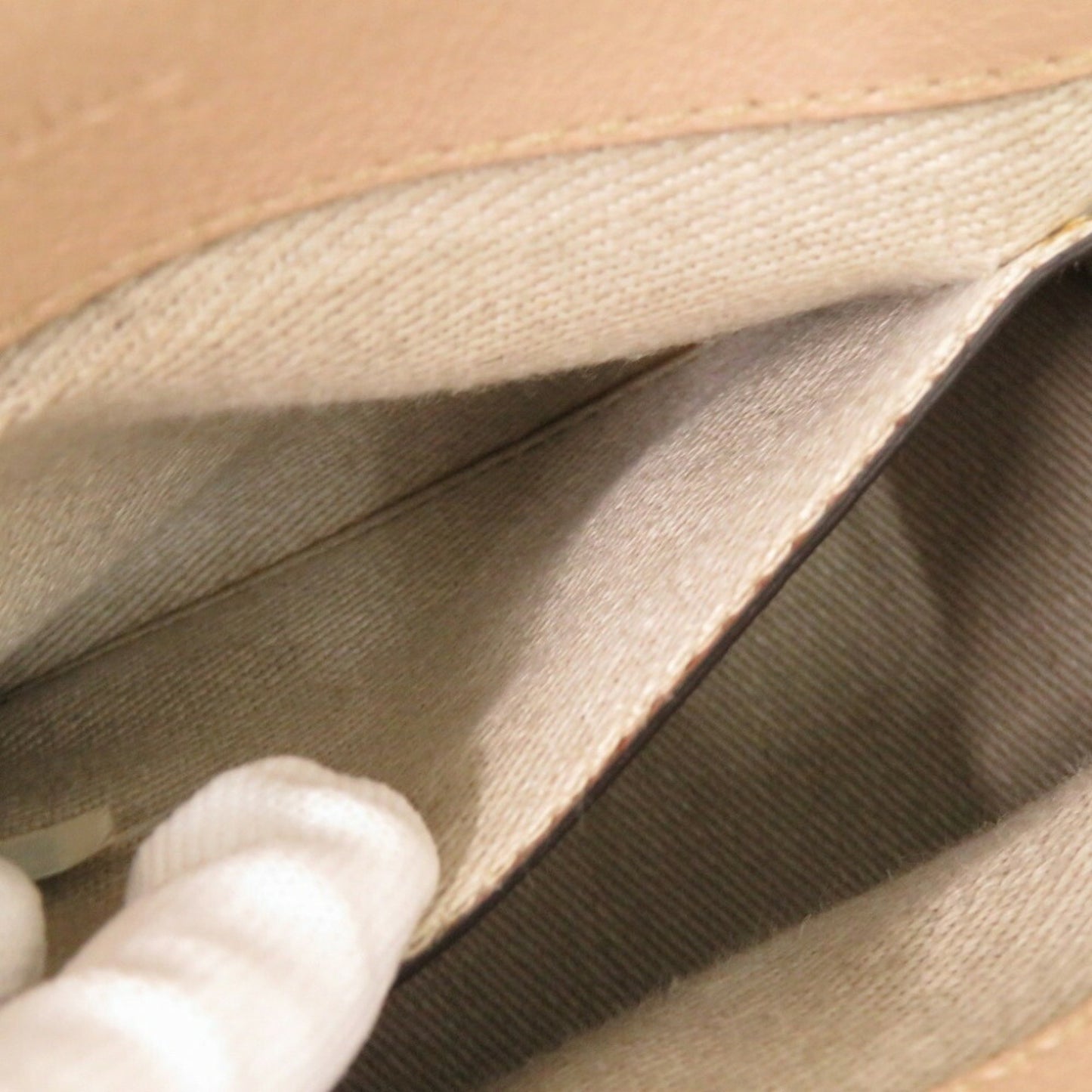 Chloé Edith, Beige, Leather, handbag