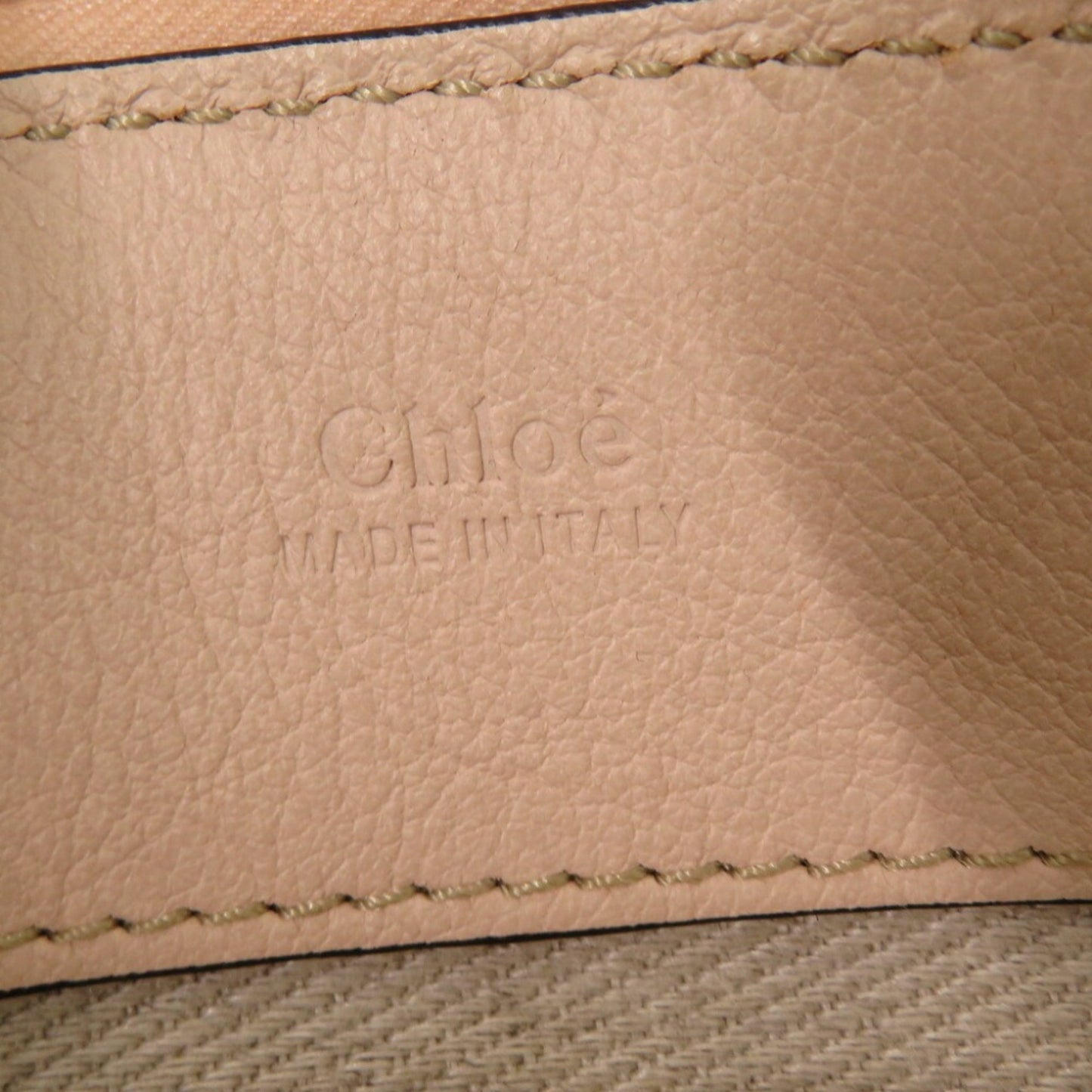 Chloé Edith, Beige, Leather, handbag