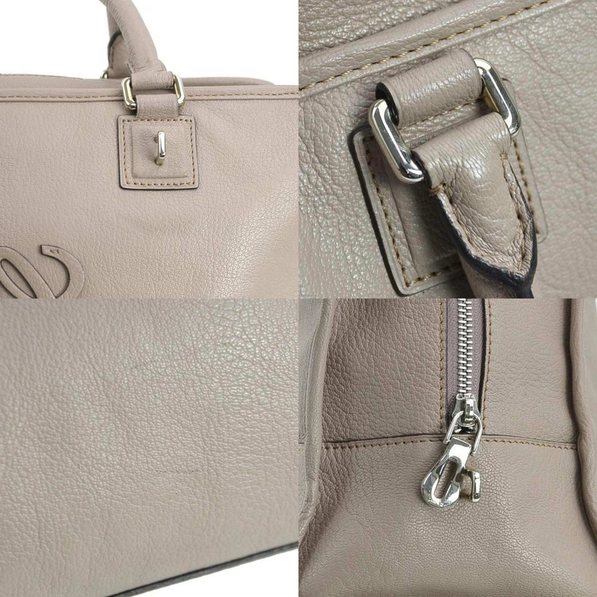 Loewe Amazona, Pink, Leather, handbag