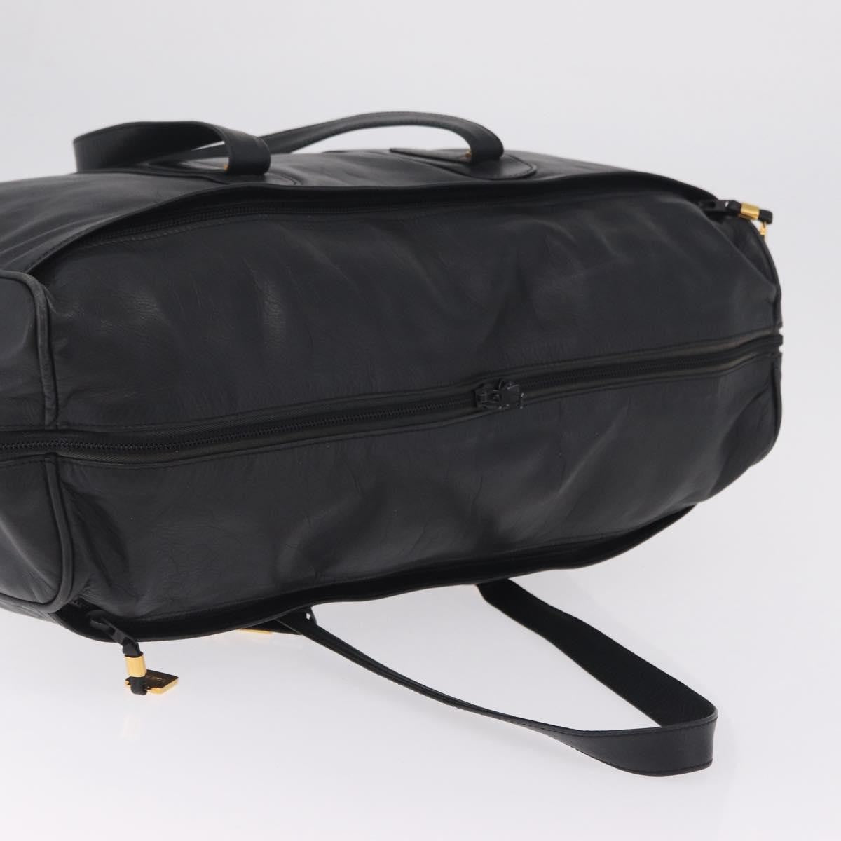 Loewe Travel Line Boston, Black, Leather, Travel Bag