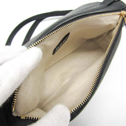 Loewe Anagram, Black, Leather, shoulder