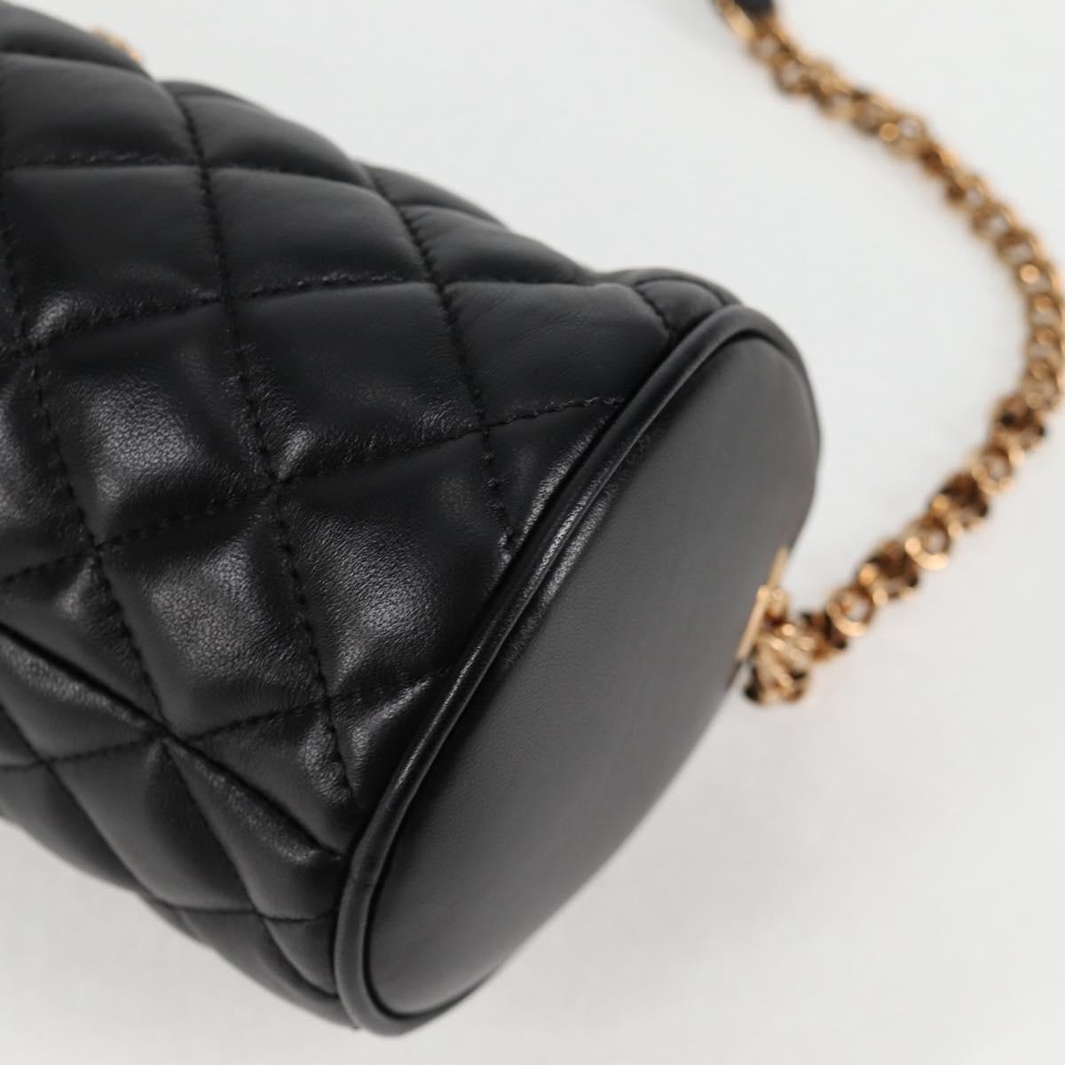 Versace Medusa, Black, Leather, shoulder