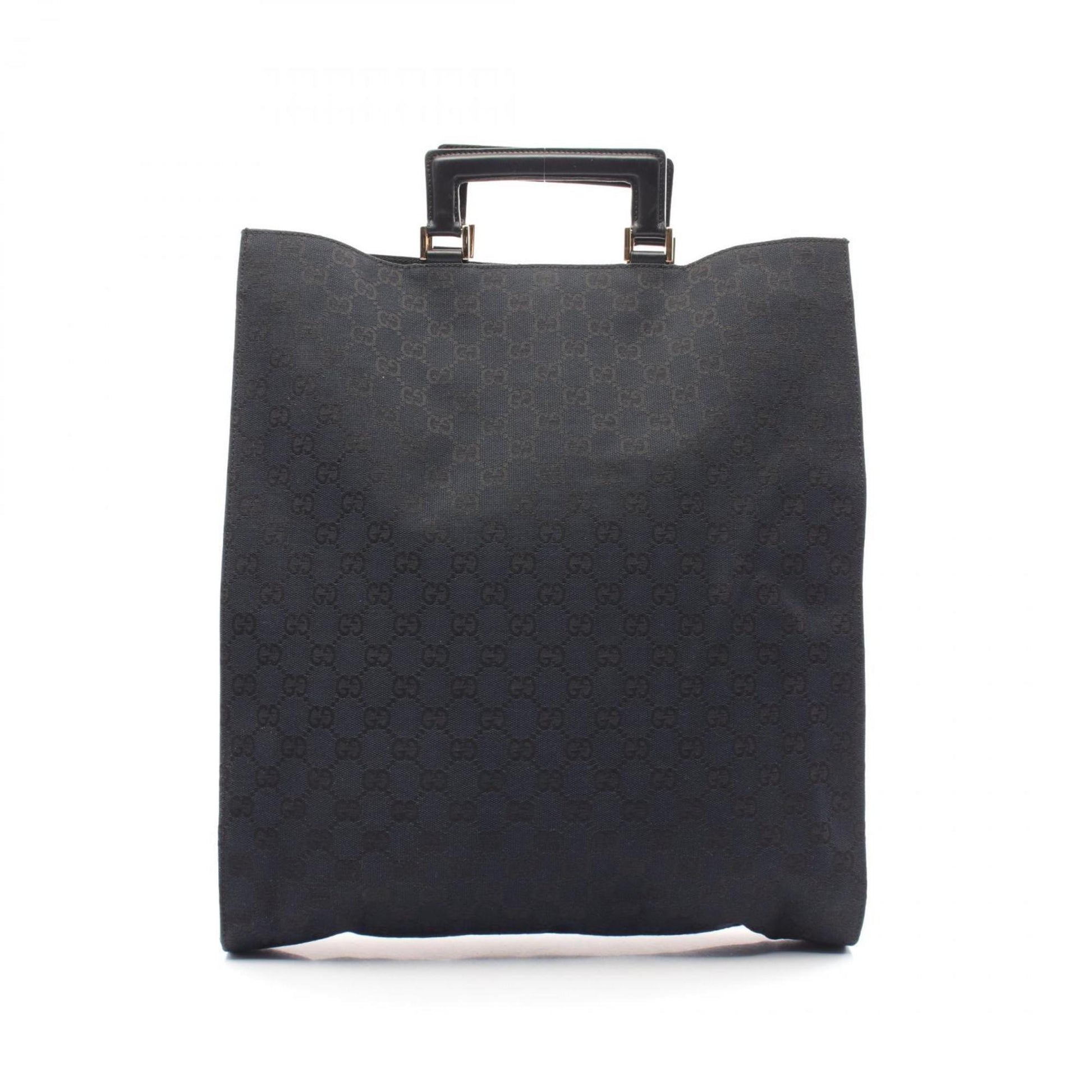 Gucci GG canvas, Black, Canvas, tote