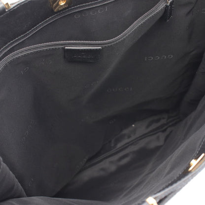 Gucci GG canvas, Black, Canvas, tote