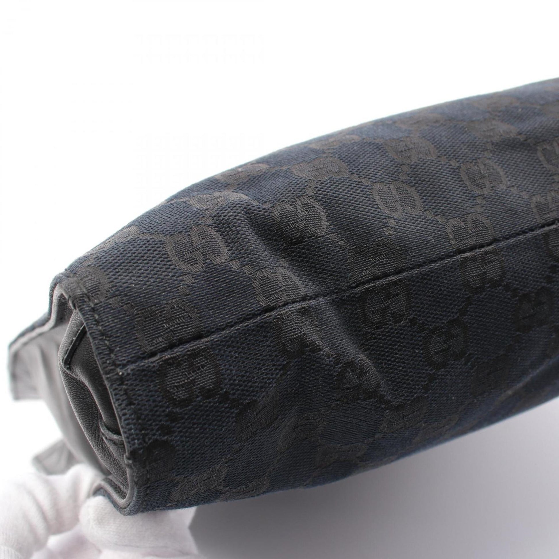 Gucci GG canvas, Black, Canvas, tote