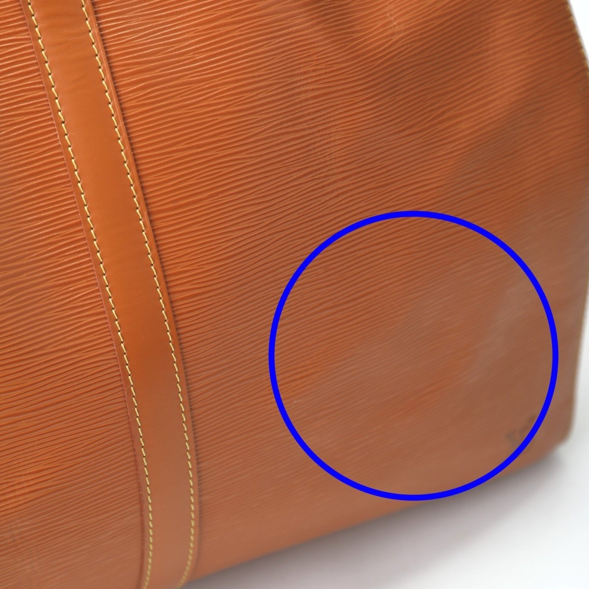 Louis Vuitton Keepall 55, Brown, Leather, travel