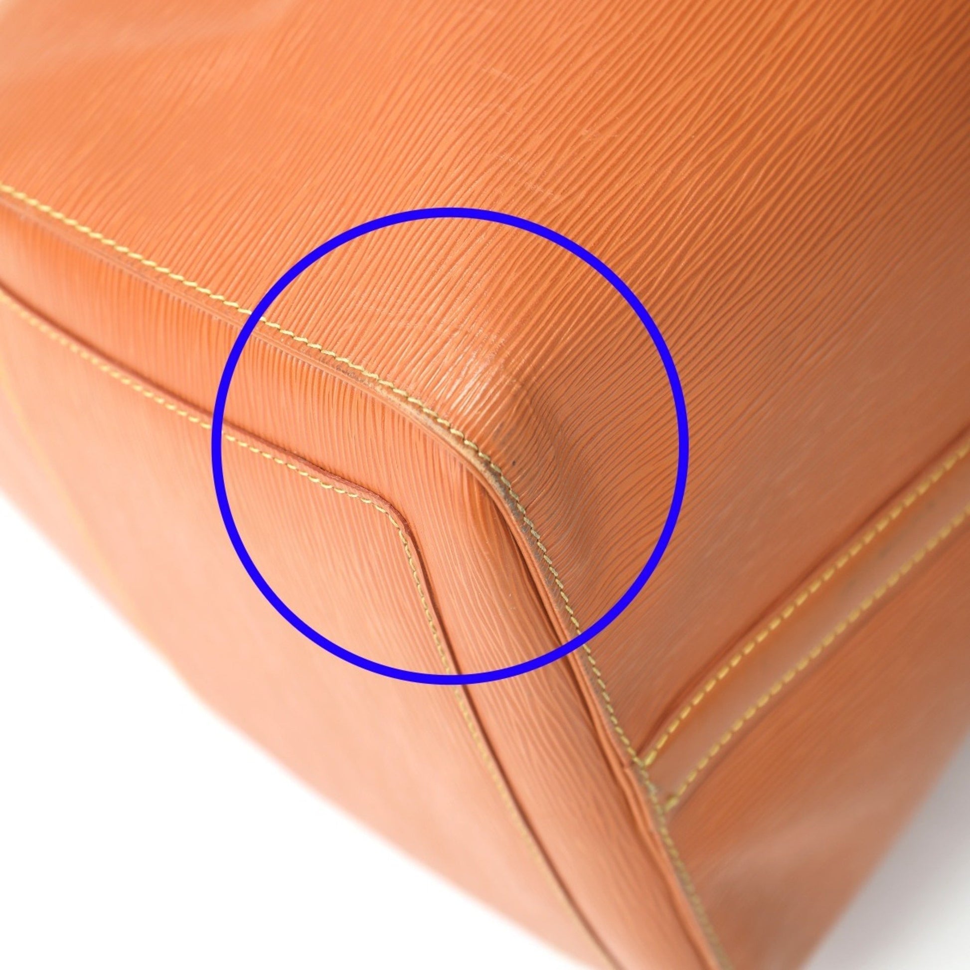 Louis Vuitton Keepall 55, Brown, Leather, travel