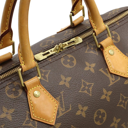 Louis Vuitton Speedy Bandoulière 30, Brown, Canvas, handbag