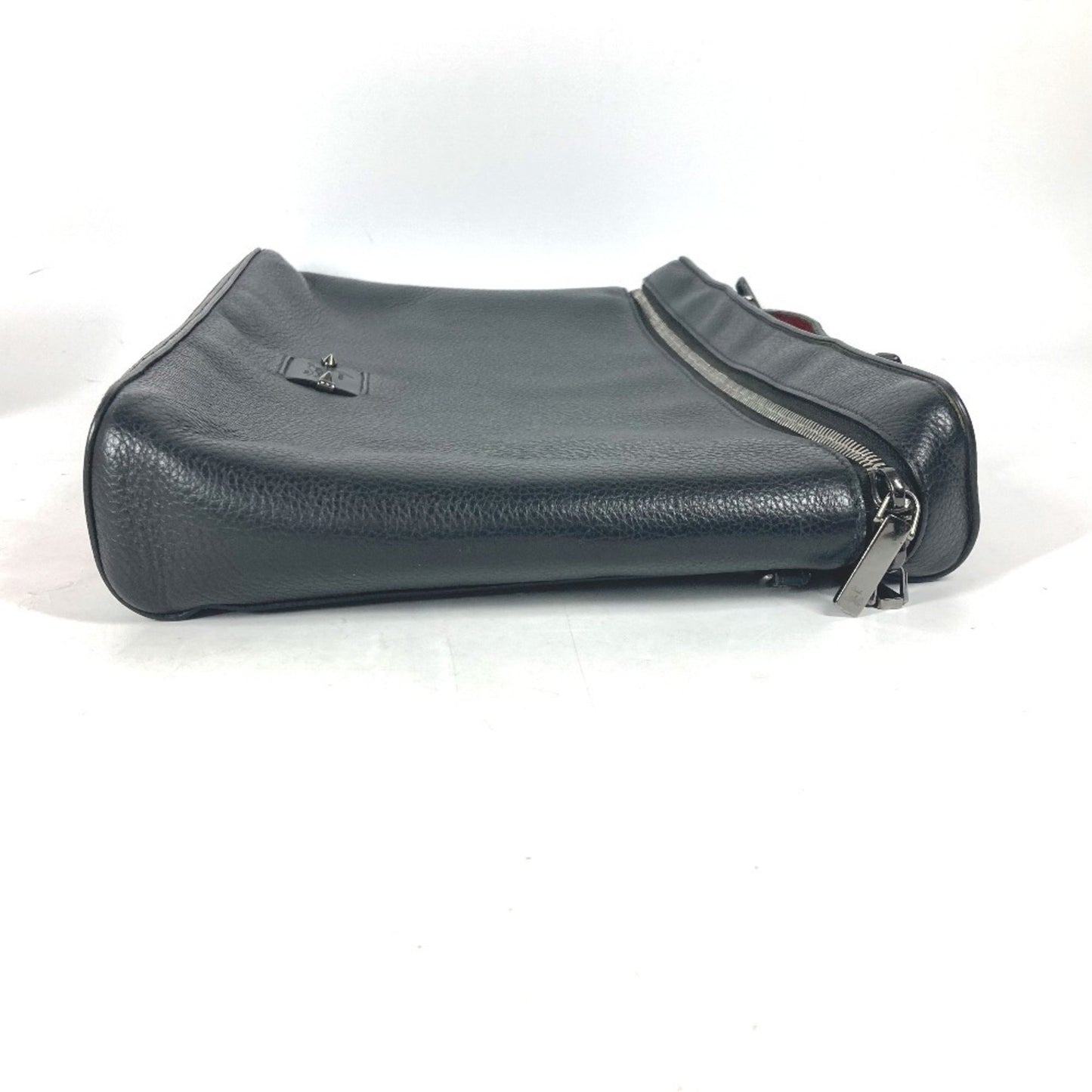 Christian Louboutin Kypipouch, Black, Leather, handbag