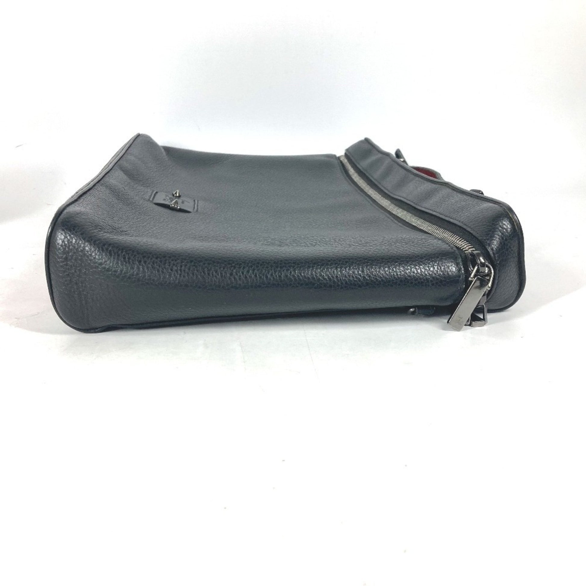 Christian Louboutin Kypipouch, Black, Leather, handbag