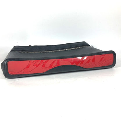 Christian Louboutin Kypipouch, Black, Leather, handbag