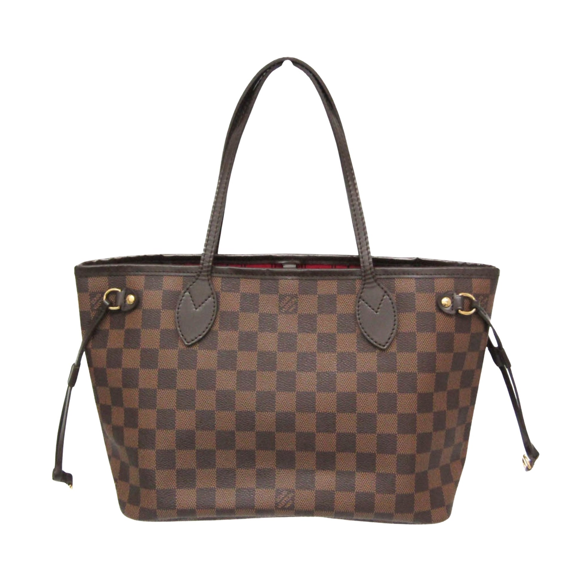 Louis Vuitton Neverfull PM, Brown, Canvas, tote