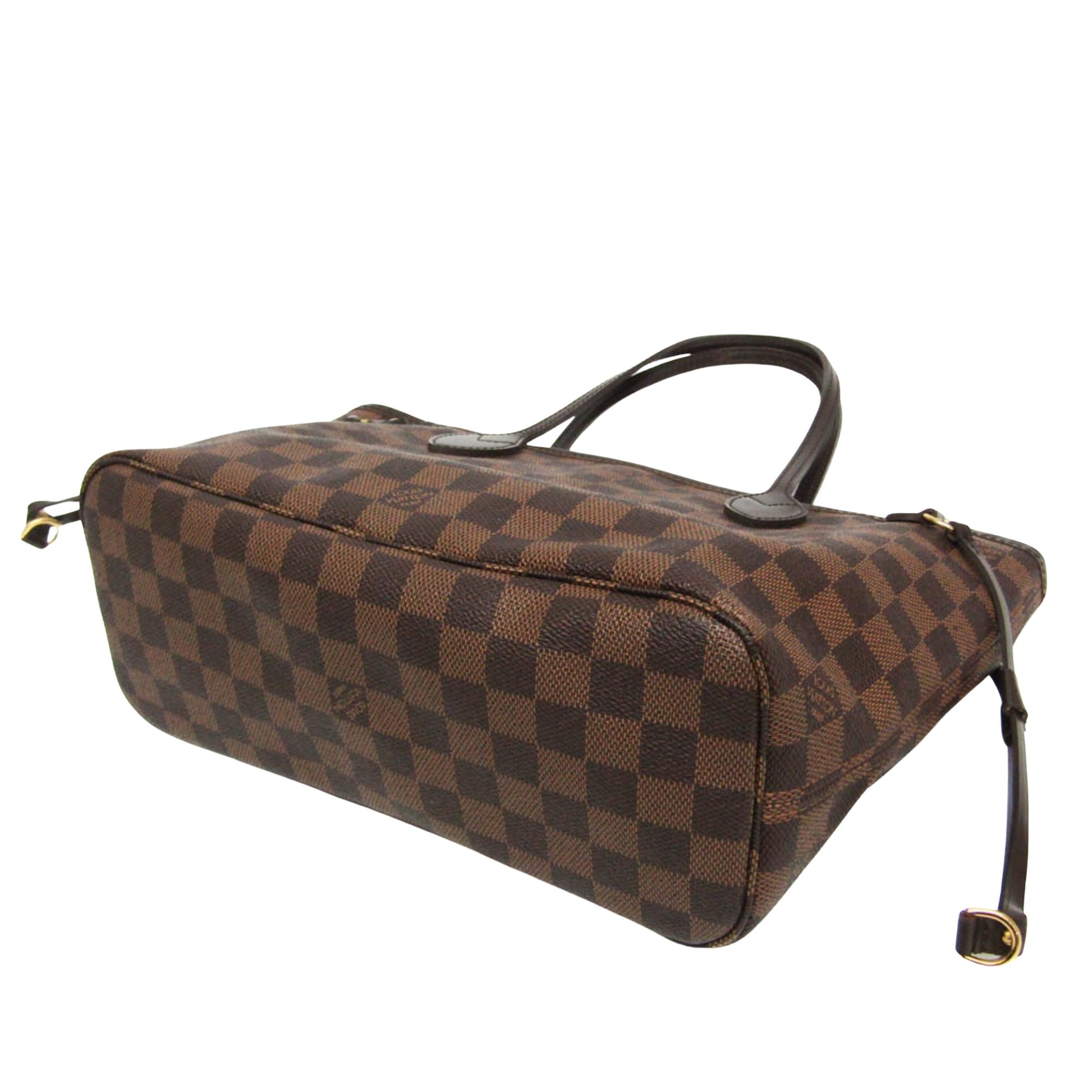 Louis Vuitton Neverfull PM, Brown, Canvas, tote