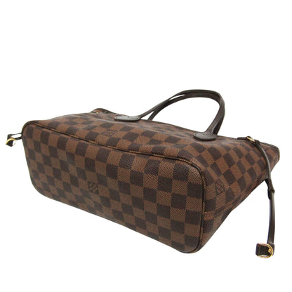 Louis Vuitton Neverfull PM, Brown, Canvas, tote