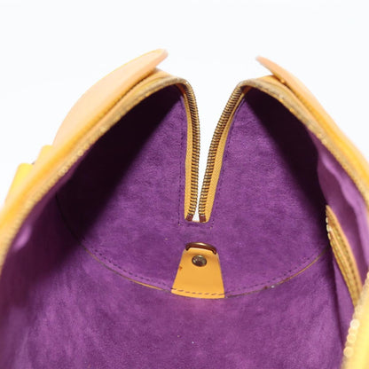 Louis Vuitton Soufflot, Yellow, Leather, handbag